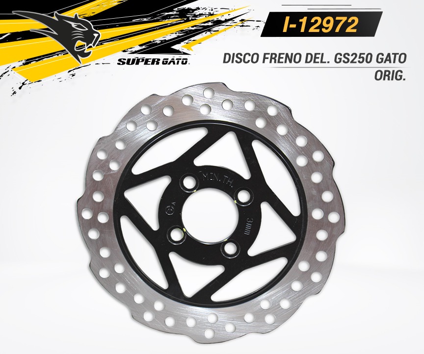 Disco de Freno Delantero GS250 Gato Original I-12972