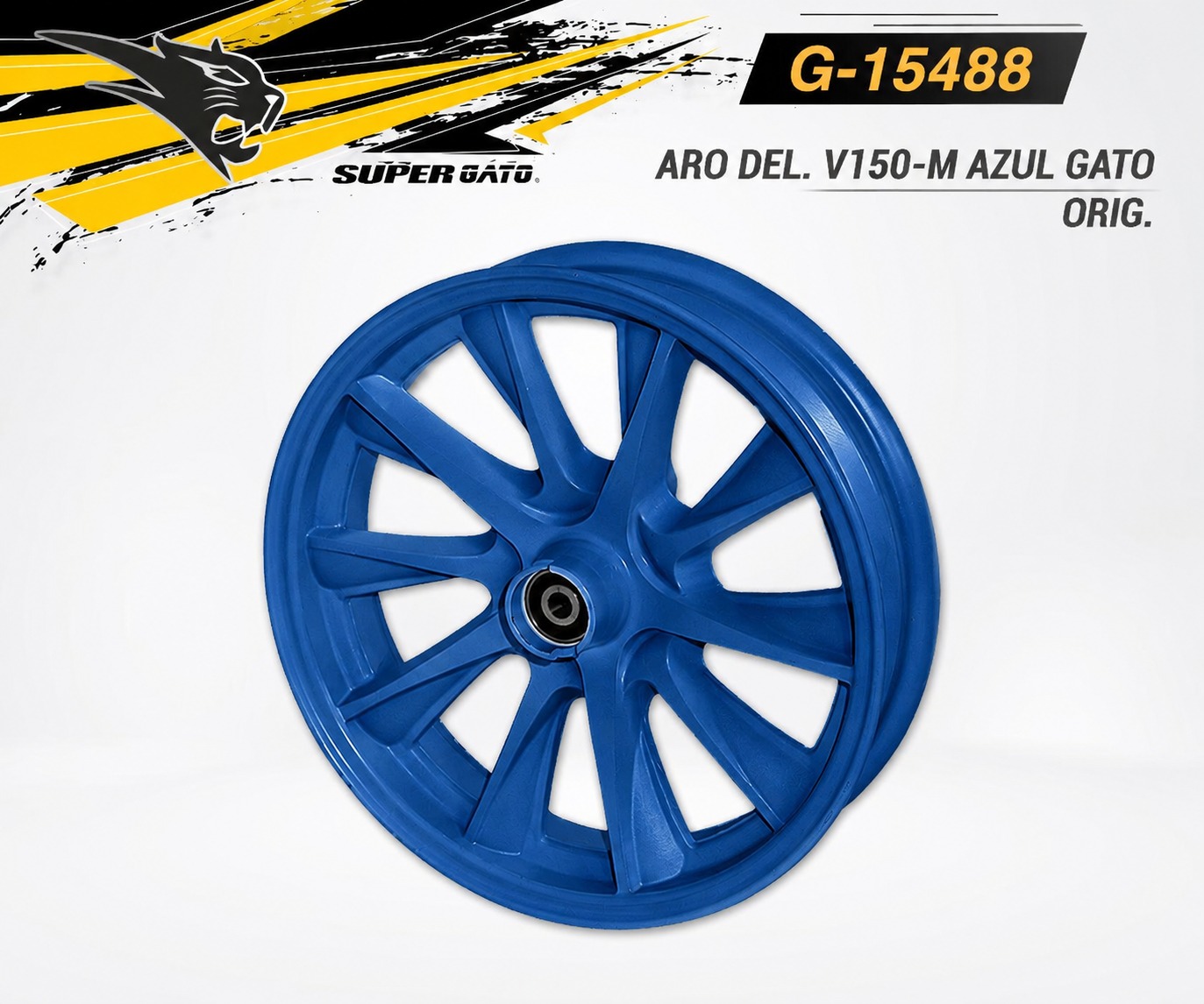 Aro Del. Azul V150-M Gato Original.