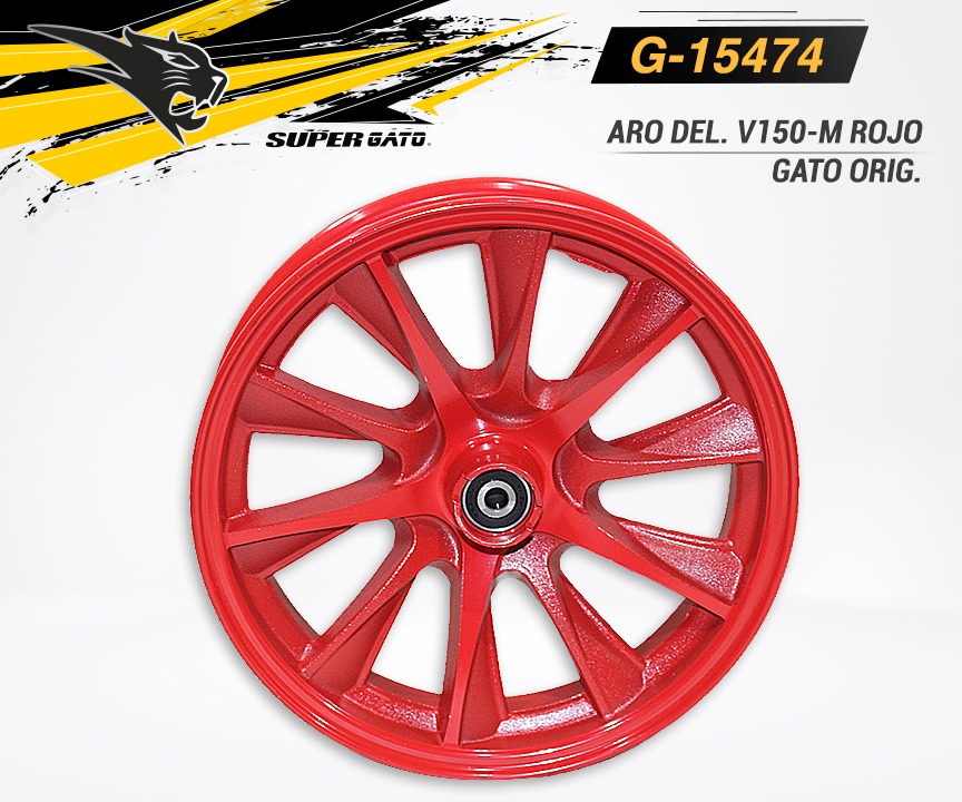 Aro Del. Rojo V150-M Gato Original.